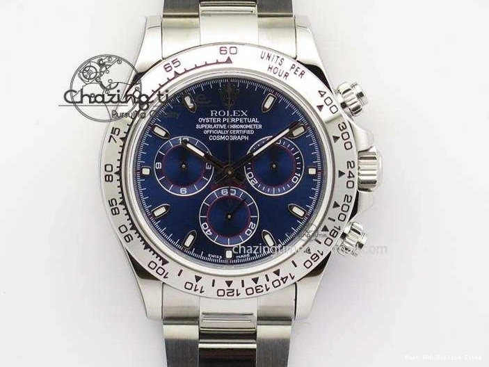 AAA Replica Watches Blue On Bracelet 116520 A SS Daytona Edition JF Dial 3944 Best QuickDry 1227